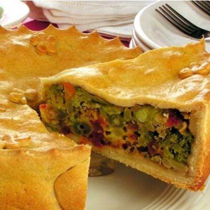 Receita Vegana e Sem Glúten: Empadão de Legumes