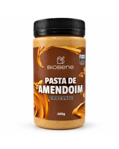 Pasta de Amendoim Crocante Integral Biobene 400g