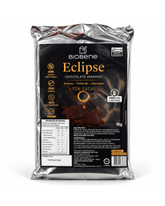 Chocolate Amargo 70% Cacau Zero Açúcar e Vegano 1kg – Biobene - Eclipse