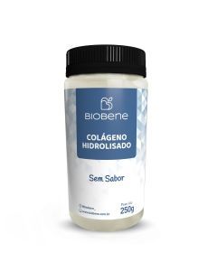 Colágeno Hidrolisado Sem Sabor 250g Biobene