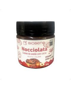 Nocciolata Creme de Avelã Com Cacau Zero Lactose Biobene 200g