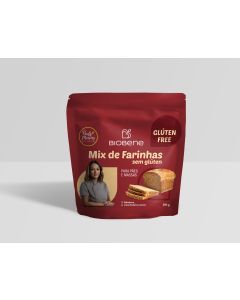 Mix de Farinhas para Pães sem Glúten - Paula Martins - 310 g