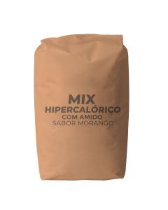 Mix Hipercalórico com Amido Sabor Morango 20kg