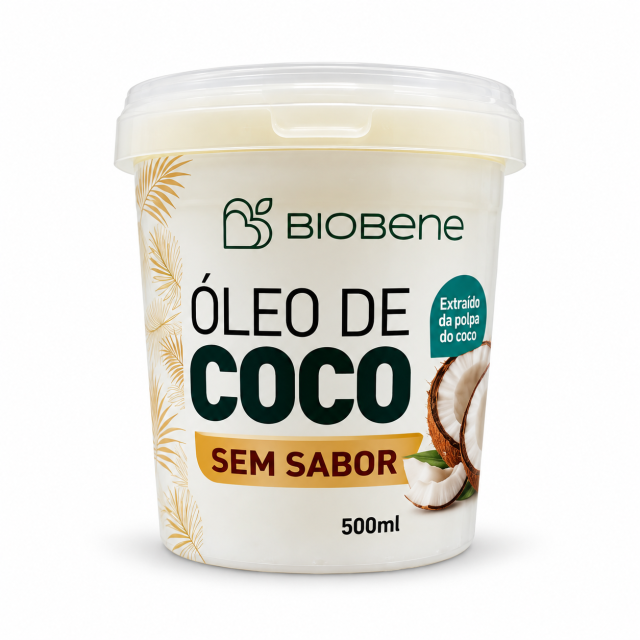 Óleo de Coco Sem Sabor Biobene 500ml