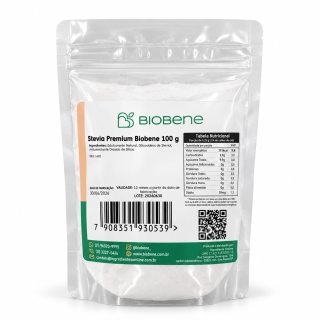 Stevia Premium Biobene 100 g