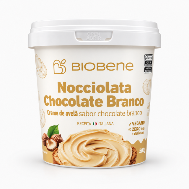 Nocciolata Chocolate Branco 500g - Biobene