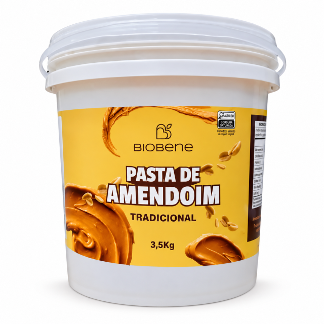 Pasta de Amendoim Tradicional Biobene 3,5 kg