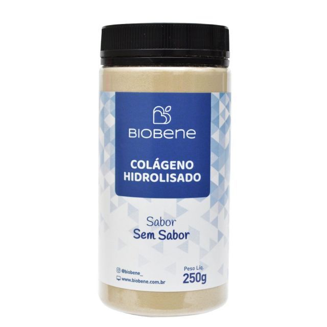 Colágeno Hidrolisado Sem Sabor 250g Biobene