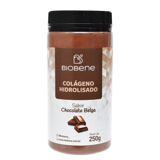 Colágeno Hidrolisado  com Chocolate Belga 250g Biobene