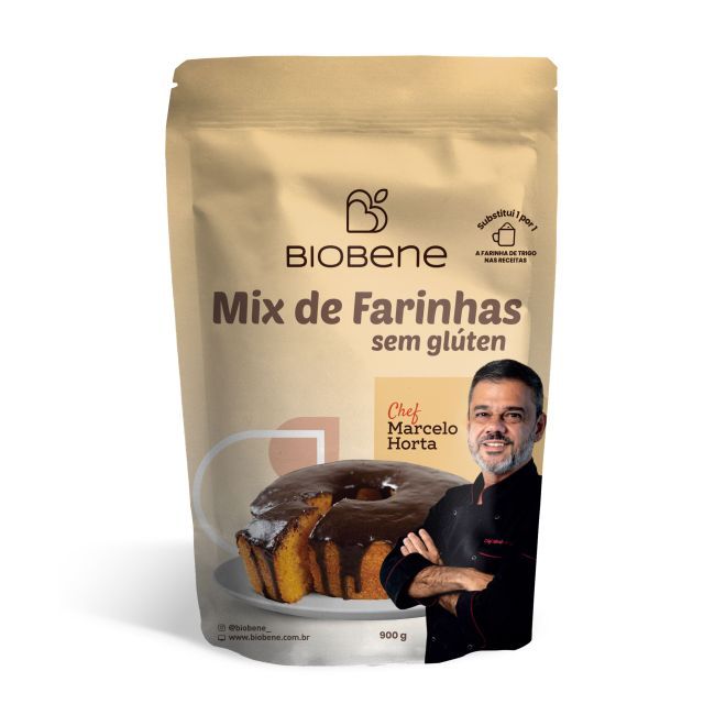 Mix de Farinhas Sem Glúten - Marcelo Horta Biobene 900g
