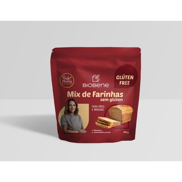 Mix de Farinhas para Pães sem Glúten - Paula Martins - 310 g