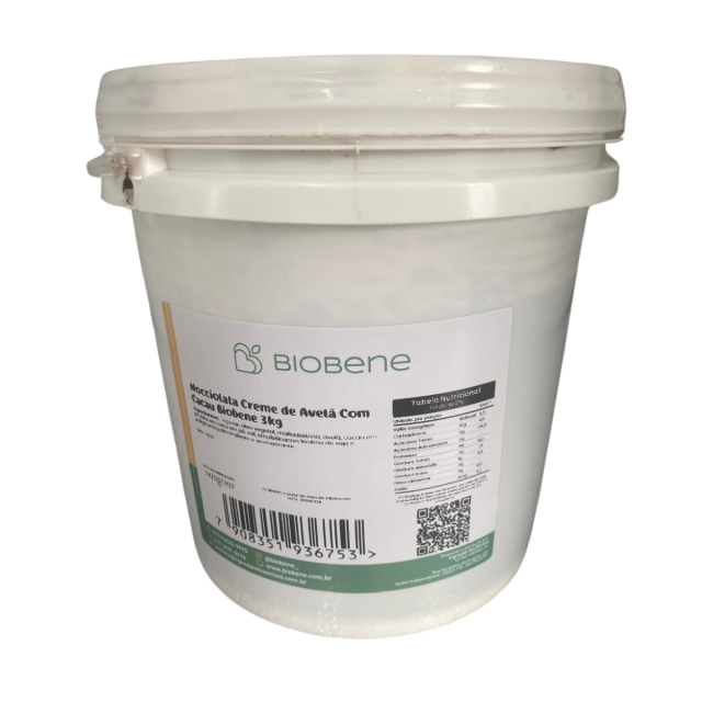 Nocciolata Creme de Avelã e Cacau Sem Lactose Biobene 3kg
