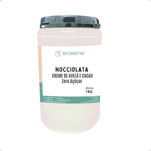 Nocciolata Creme de Avelã e Cacau Sem Açúcar Biobene 1kg