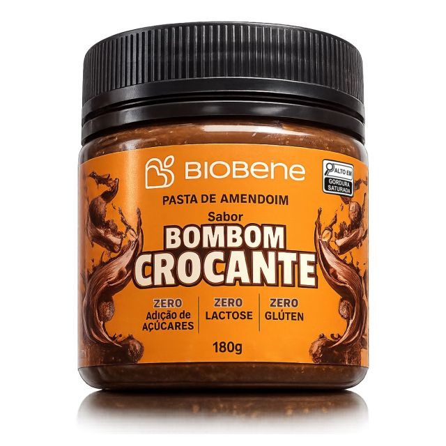 Pasta Bombom crocante Zero açucar Biobene 180g