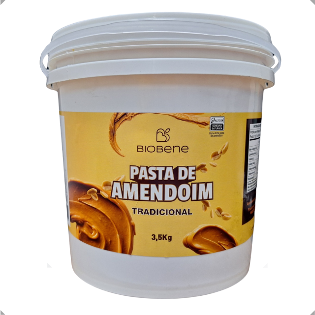 Pasta de Amendoim Tradicional Biobene 3,5 kg
