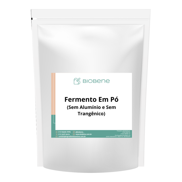 Fermento em Pó (Sem Alumínio e Sem Trangênico) - BIOBENE
