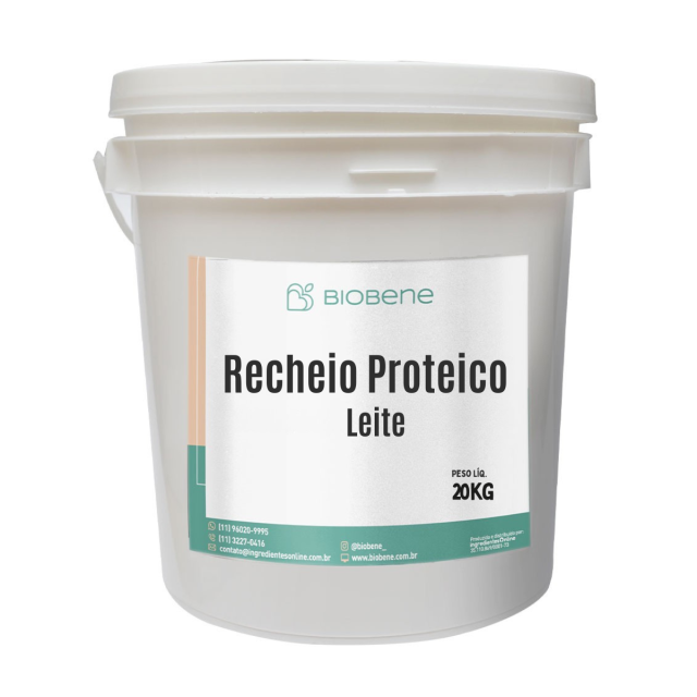 Recheio Proteico Leite Original 21% Biobene 20 kg