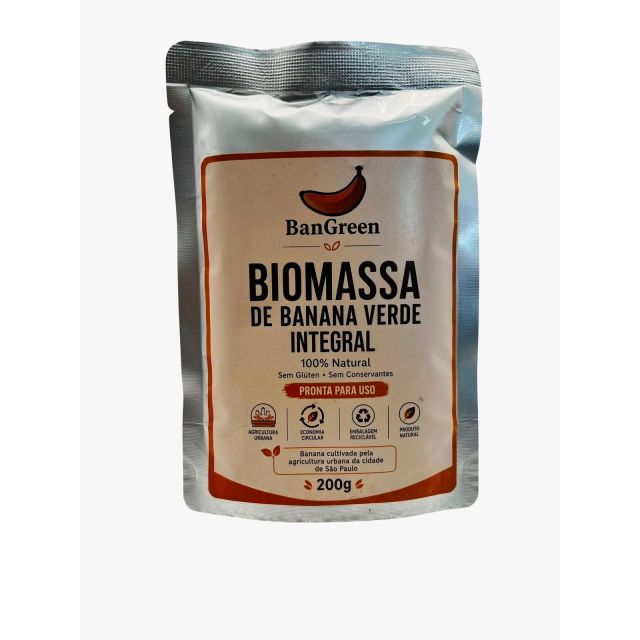 Biomassa de Banana Verde Integral 100% Natural 200g – Biobene