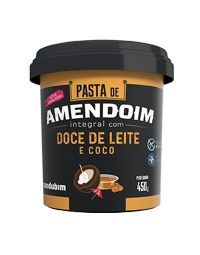 Pasta de Amendoim com Doce de Leite e Coco Mandubim - 450g